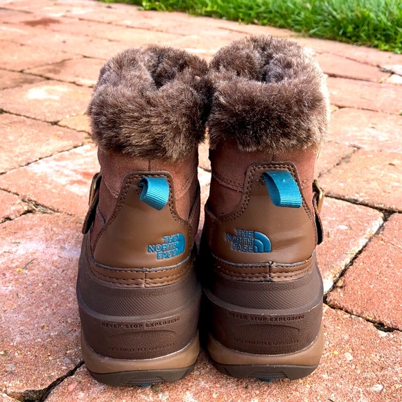 🚫SOLD🚫 🆕 the north face chilkat pull on boot brown size 6 - Picture 7 of 7